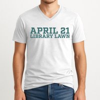 Marcus Freeman April 21 Library Lawn V-Neck T-Shirt