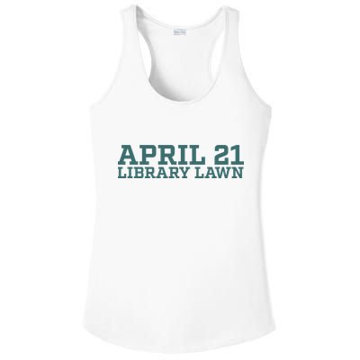 Marcus Freeman April 21 Library Lawn Ladies PosiCharge Competitor Racerback Tank