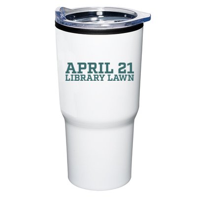 Marcus Freeman April 21 Library Lawn Tumbler