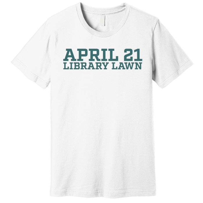 Marcus Freeman April 21 Library Lawn Premium T-Shirt