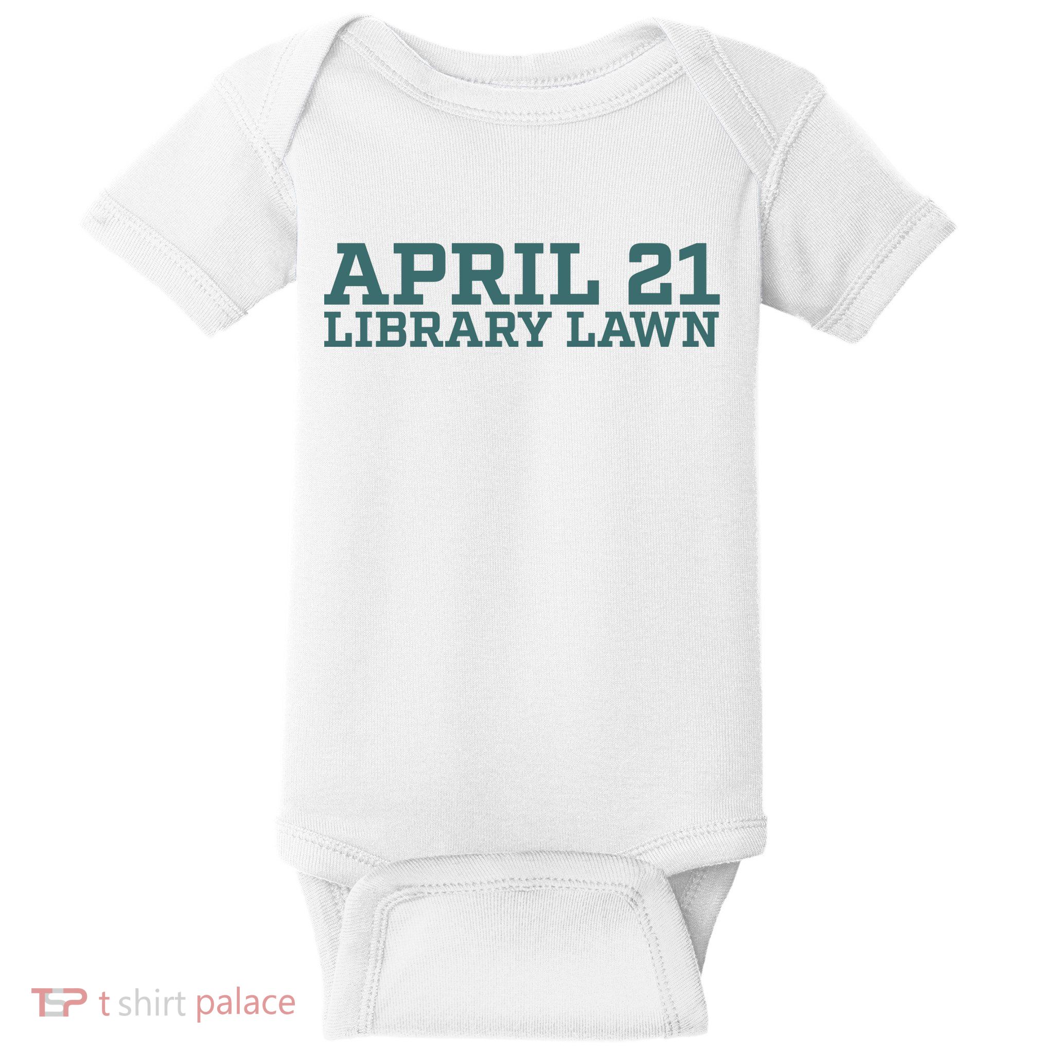 Marcus Freeman April 21 Library Lawn Baby Bodysuit