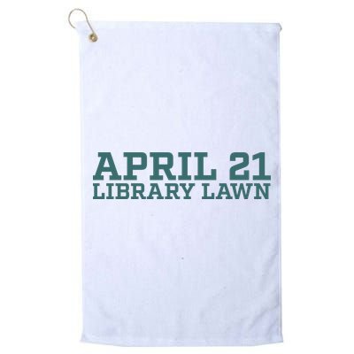 Marcus Freeman April 21 Library Lawn Golf Towel