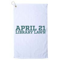 Marcus Freeman April 21 Library Lawn Golf Towel