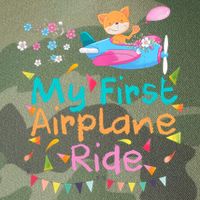 My First Airplane Ride Girl Boy Adventure Legacy Tie Dye Trucker Hat