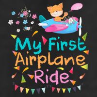 My First Airplane Ride Girl Boy Adventure Adult Drive Performance Visor