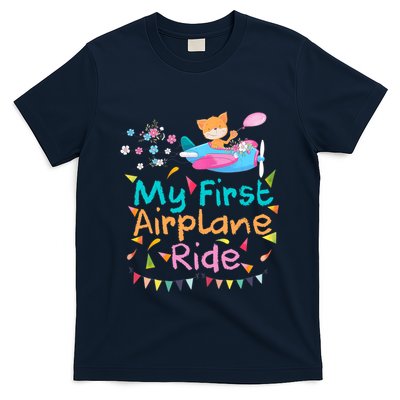My First Airplane Ride Girl Boy Adventure T-Shirt