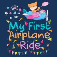 My First Airplane Ride Girl Boy Adventure Sustainable Bucket Hat