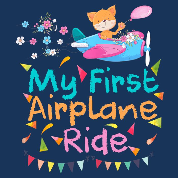 My First Airplane Ride Girl Boy Adventure Sustainable Bucket Hat