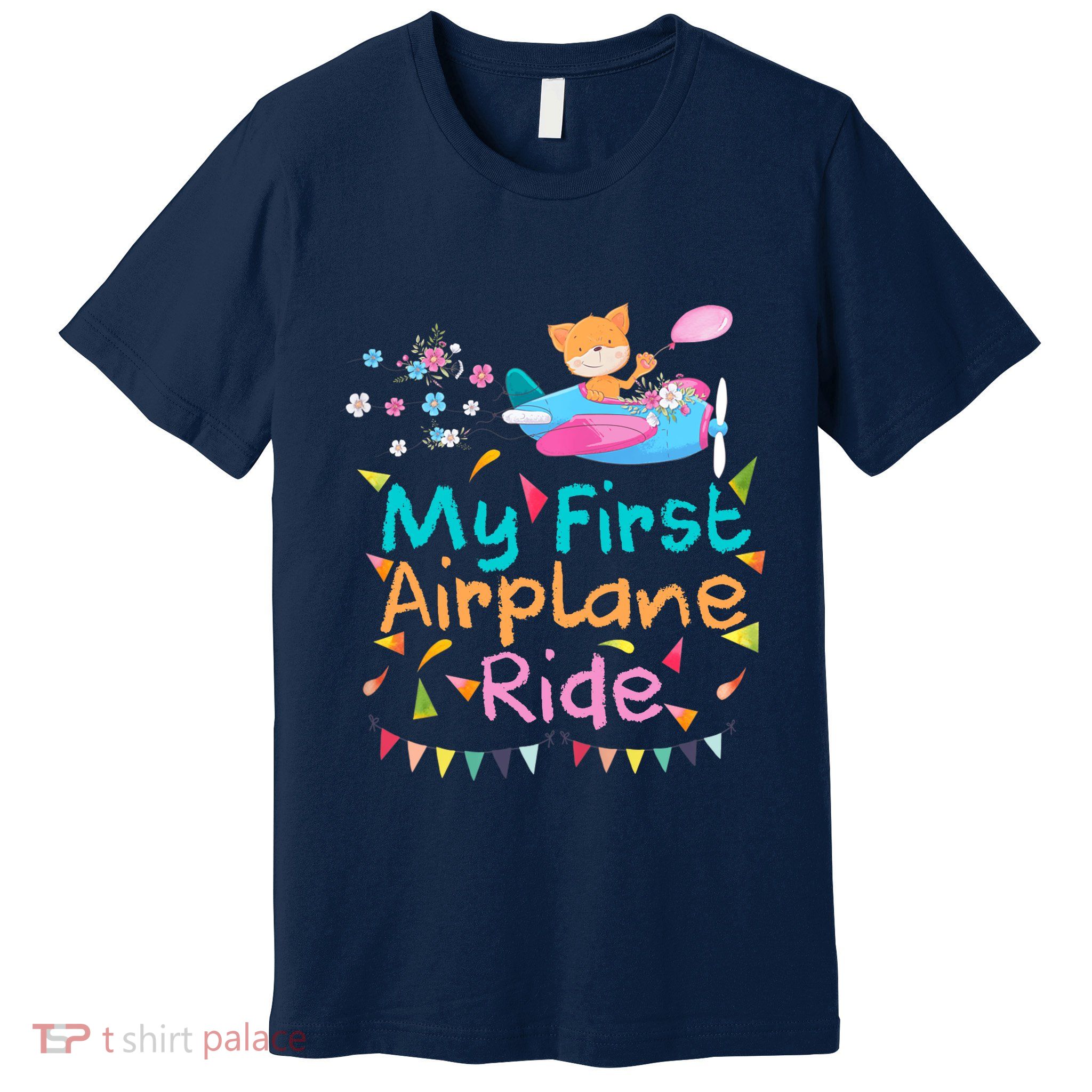 My First Airplane Ride Girl Boy Adventure Premium T-Shirt