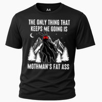Mothman Fat Ass Vintage Cryptid Funny Mothman  Performance Shirt