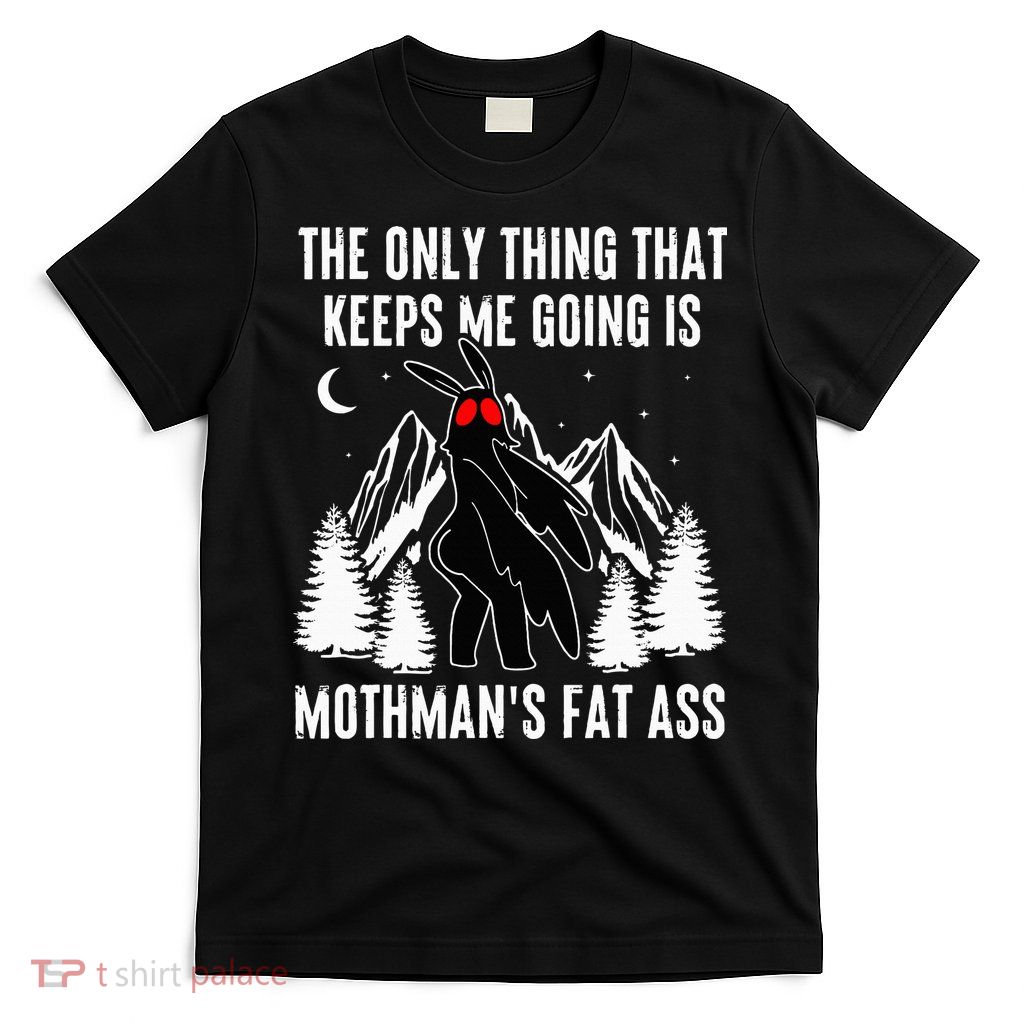 Mothman Fat Ass Vintage Cryptid Funny Mothman  T-Shirt