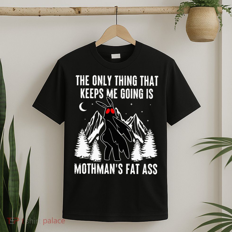 Mothman Fat Ass Vintage Cryptid Funny Mothman  T-Shirt