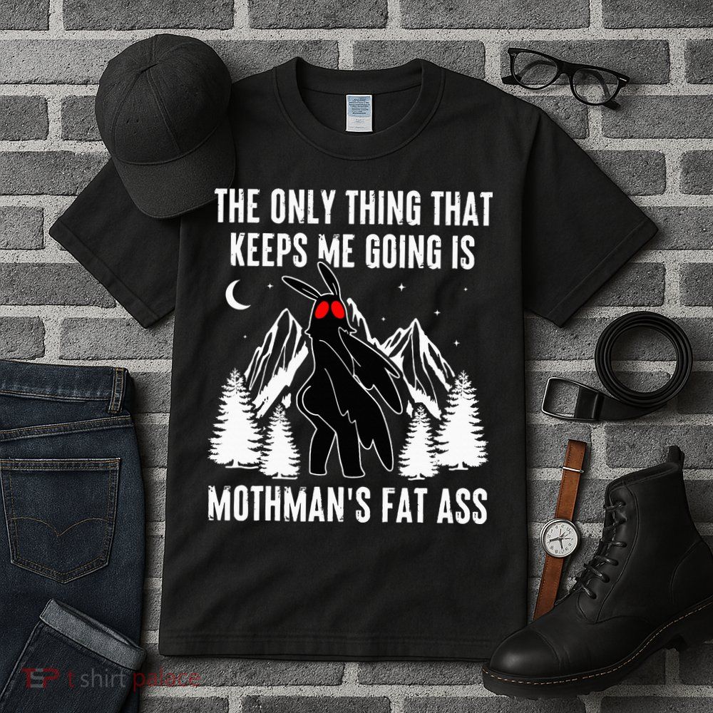 Mothman Fat Ass Vintage Cryptid Funny Mothman  Tall T-Shirt