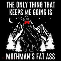 Mothman Fat Ass Vintage Cryptid Funny Mothman  Tall T-Shirt
