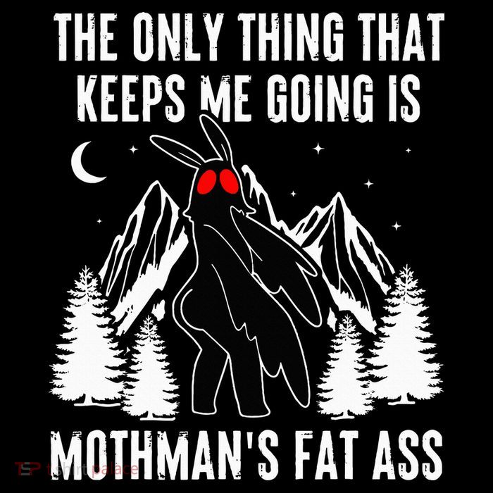 Mothman Fat Ass Vintage Cryptid Funny Mothman  Tall T-Shirt