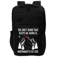 Mothman Fat Ass Vintage Cryptid Funny Mothman  Impact Tech Backpack