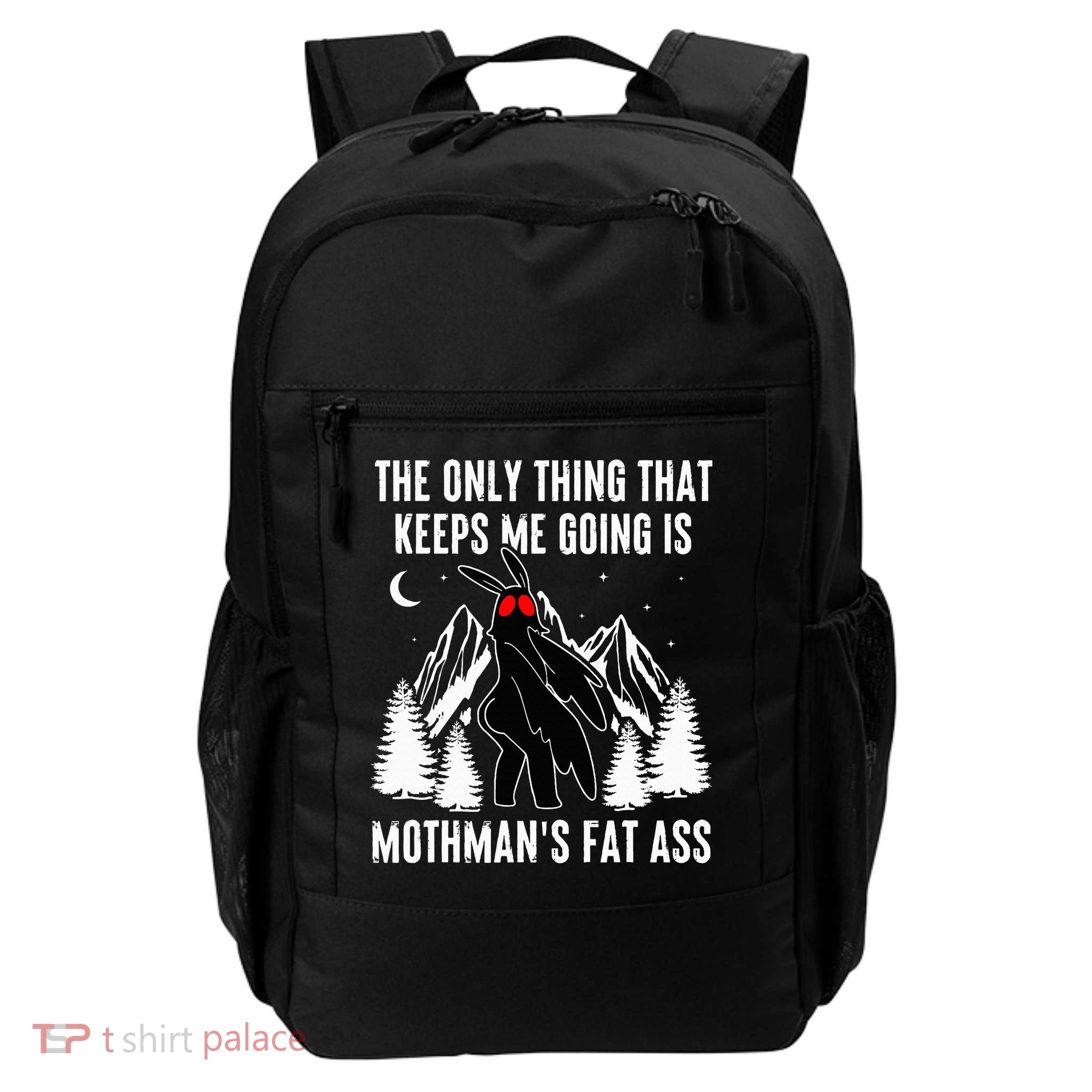 Mothman Fat Ass Vintage Cryptid Funny Mothman  Backpack