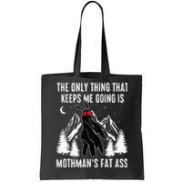 Mothman Fat Ass Vintage Cryptid Funny Mothman  Tote Bag