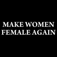 Make Female Again Mesh Reversible Basketball Jersey Tank