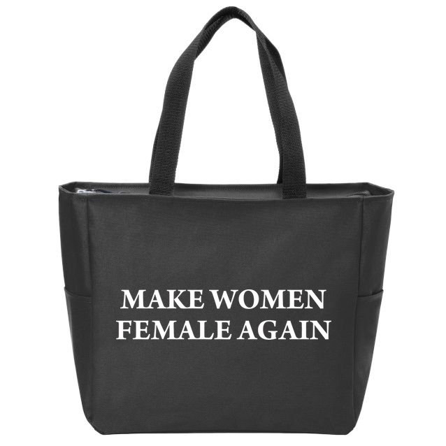 Make Female Again Zip Tote Bag