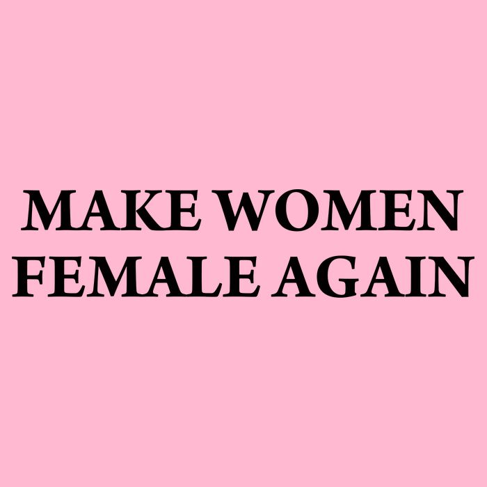 Make Female Again Long Sleeve Shirt