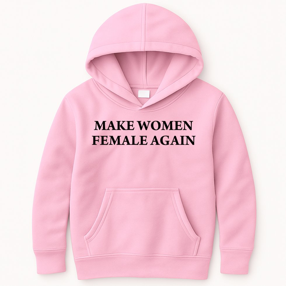 Make Female Again Kids Hoodie
