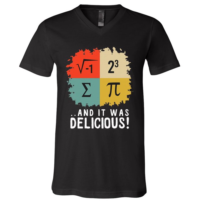 Math Funny Algebra Equation I Love Mathematics V-Neck T-Shirt