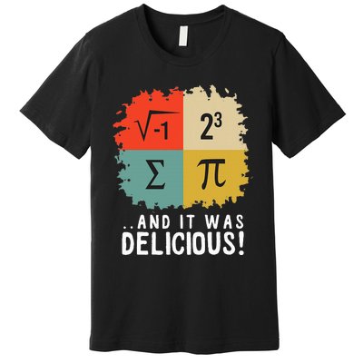 Math Funny Algebra Equation I Love Mathematics Premium T-Shirt