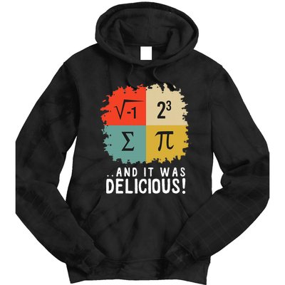 Math Funny Algebra Equation I Love Mathematics Tie Dye Hoodie