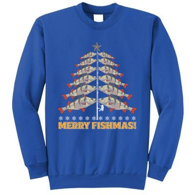 Merry Fishmas! Angler Fir Tree Christmas Outfit Fishing Funny Gift Sweatshirt