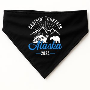 Matching Family And Friends Group Alaska Cruise 2024 USA-Made Doggie Bandana