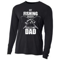 My fishing buddy calls me dad Cooling Performance Long Sleeve Crew