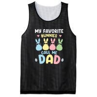 My Favorite Bunnies Call Me Daddy Easter Peeps Father's Day Easter Day Mesh Reversible Basketball Jersey Tank