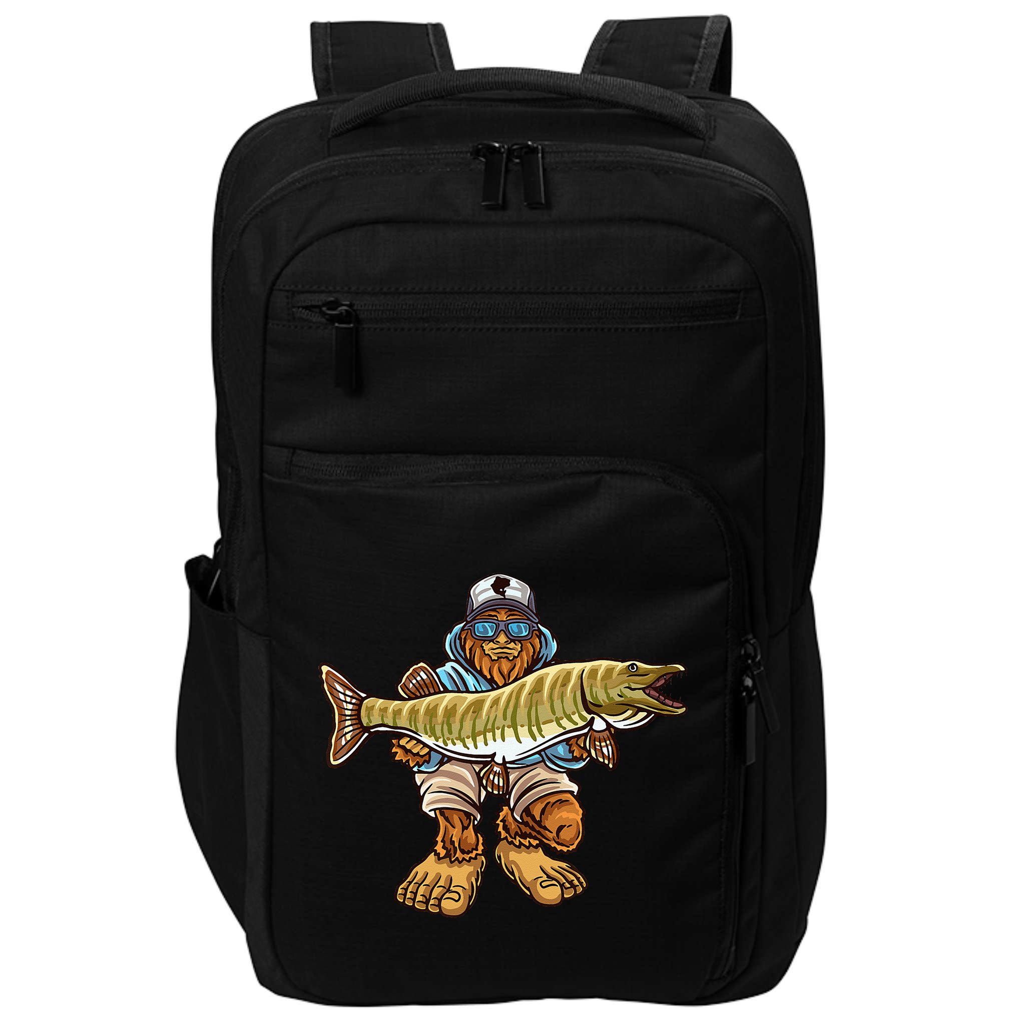 Muskie Fishing Bigfoot Musky Hunting Fisher Impact Tech Backpack