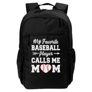 My Favorite Baseball Player Calls Me Mom Mothers Day Daily Commute Backpack