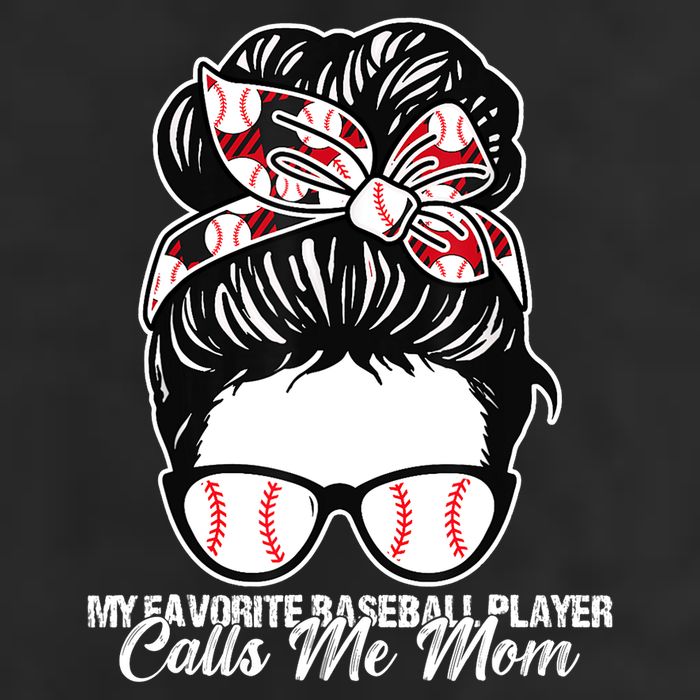 My Favorite Baseball Player Calls Me Mom Messy Bun Mothers Tumbler