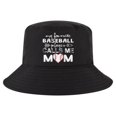 My Favorite Baseball Player Calls Me Mom, Mother's Day Cool Comfort Performance Bucket Hat