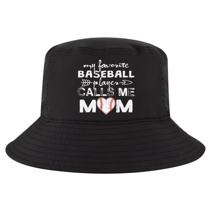 My Favorite Baseball Player Calls Me Mom, Mother's Day Cool Comfort Performance Bucket Hat