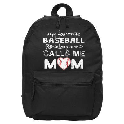 My Favorite Baseball Player Calls Me Mom, Mother's Day 16 in Basic Backpack