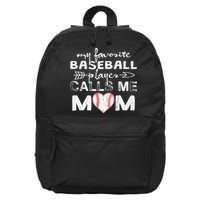 My Favorite Baseball Player Calls Me Mom, Mother's Day 16 in Basic Backpack