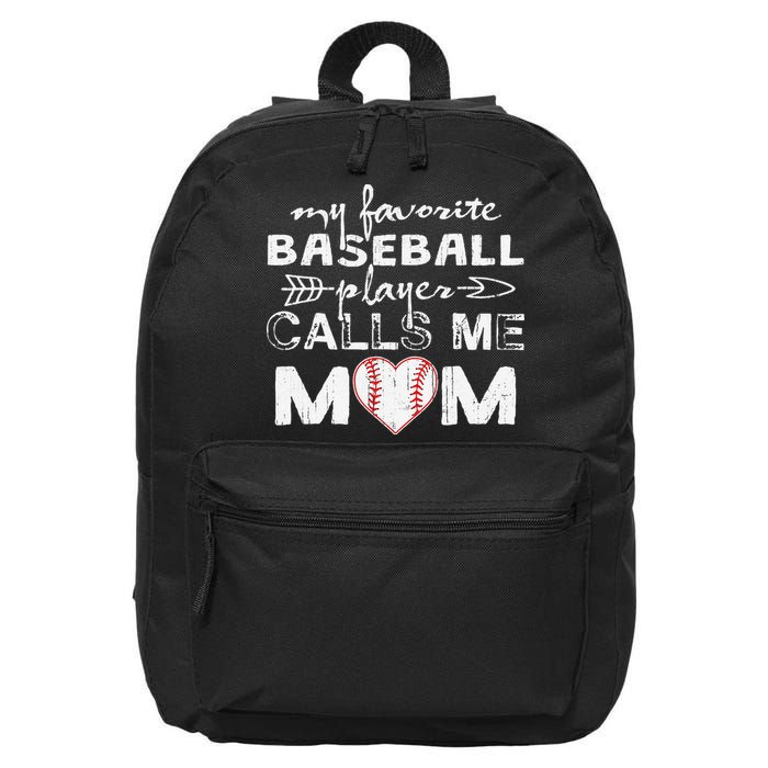 My Favorite Baseball Player Calls Me Mom, Mother's Day 16 in Basic Backpack