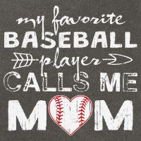 My Favorite Baseball Player Calls Me Mom, Mother's Day Cotton Canvas Backpack