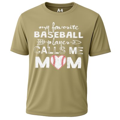 My Favorite Baseball Player Calls Me Mom, Mother's Day Cooling Performance Crew T-Shirt