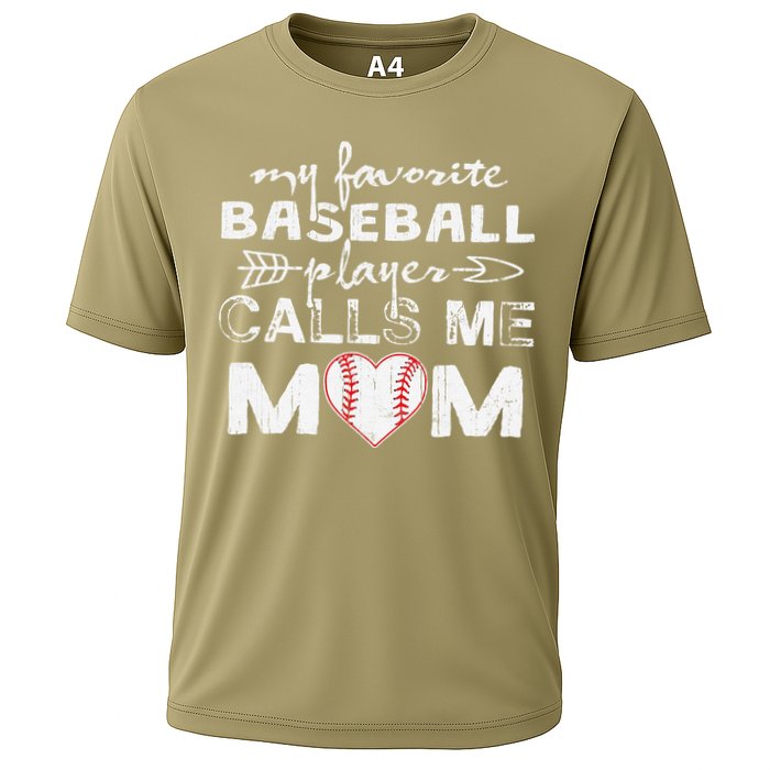 My Favorite Baseball Player Calls Me Mom, Mother's Day Cooling Performance Crew T-Shirt