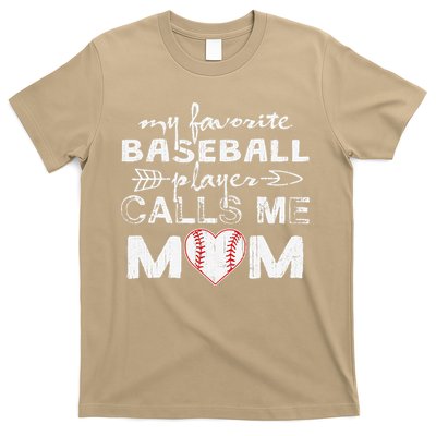 My Favorite Baseball Player Calls Me Mom, Mother's Day T-Shirt