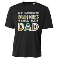 My Favorite Bunnies Call Me Dad Cute Family Cooling Performance Crew T-Shirt