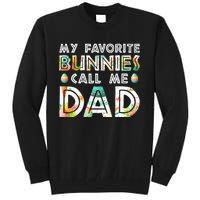 My Favorite Bunnies Call Me Dad Cute Family Tall Sweatshirt