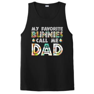 My Favorite Bunnies Call Me Dad Cute Family PosiCharge Competitor Tank