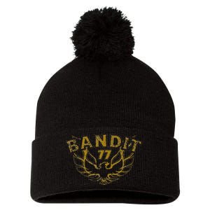 Men Funny Bandit 1977 Family Distressed Pom Pom 12in Knit Beanie