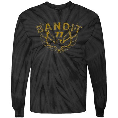 Men Funny Bandit 1977 Family Distressed Tie-Dye Long Sleeve Shirt